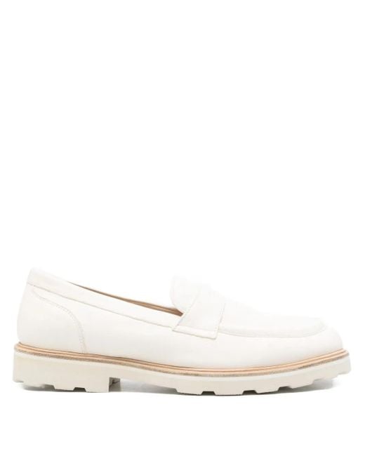 STURLINI FIRENZE Natural Penny-Slot Leather Loafers