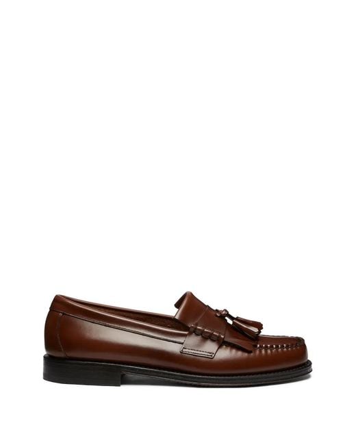 G.H.BASS Brown Weejuns Layton Kiltie Loafers for men