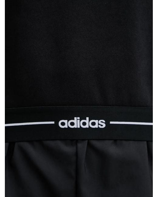 Adidas Cropped Top in het Black