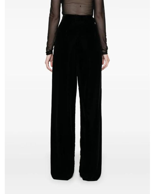 Blanca Vita Black Wide-Leg Trousers