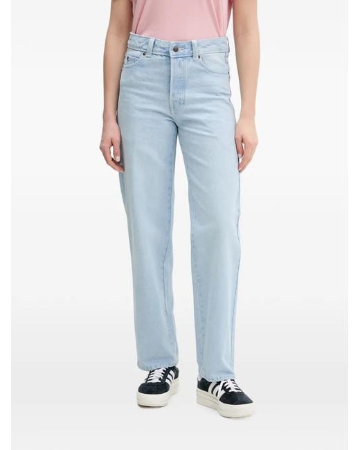 Dickies Blue 948 Logo-Patch Straight-Leg Jeans