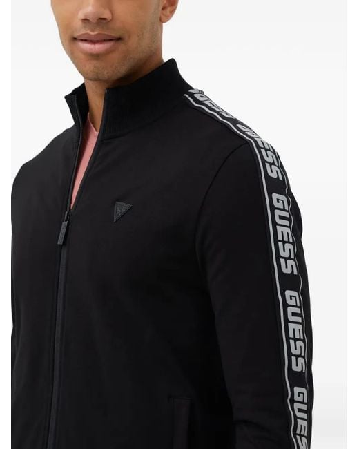 Guess Black Zip Sweatshirt for men