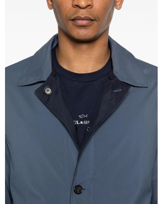 Paul & Shark Blue Button Jacket for men
