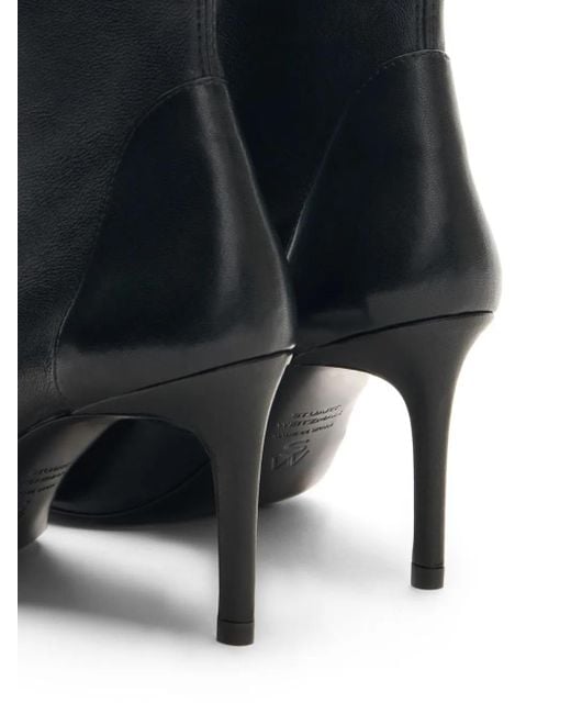 Stuart Weitzman Black 75Mm Stuart Power Boots