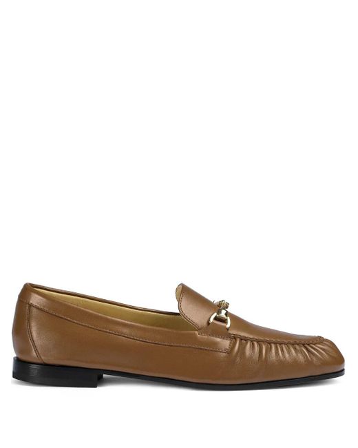 Doucal's Brown Leather Loafers