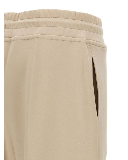 Moorer Natural Bayonne Cotton Trousers