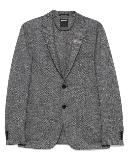 メンズ Zegna ツイル ジャケット Gray