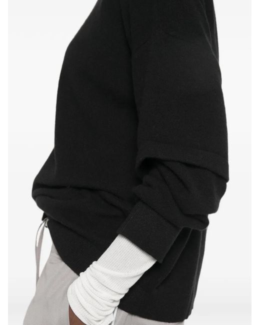 DARKPARK Black Troy Long-Sleeve Sweater