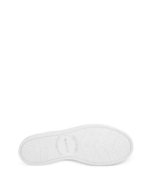 Gant White Baskets À Lacets for men