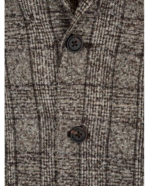 Al Duca D'aosta Gray Single-Breasted Jacket for men