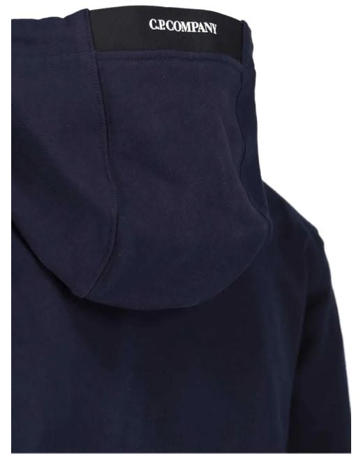 C P Company Blue Cotton Sweatshirt for men
