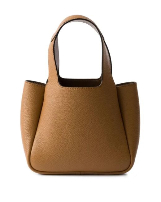 Prada Brown Leather Mini Bag
