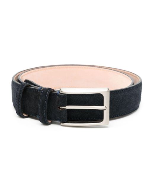 Cinturón con hebilla N.Peal Cashmere de hombre de color Black