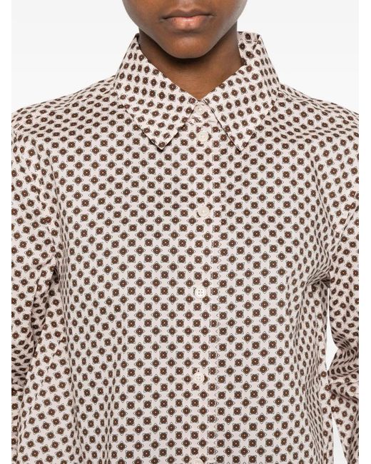Marc O' Polo Natural Blouse À Imprimé Peau De Serpent