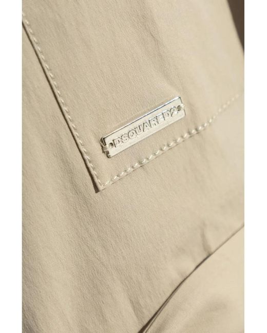 DSquared² Midi-Blousejurk in het Natural