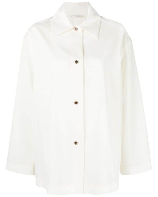The Row Rigel ウールシャツ White