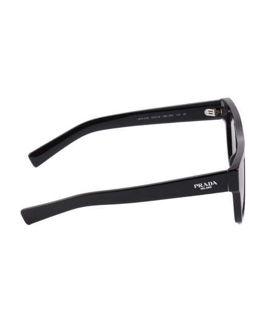 Prada Black Square-Frame Sunglasses for men