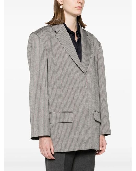 Remain Gray Herringbone Blazer