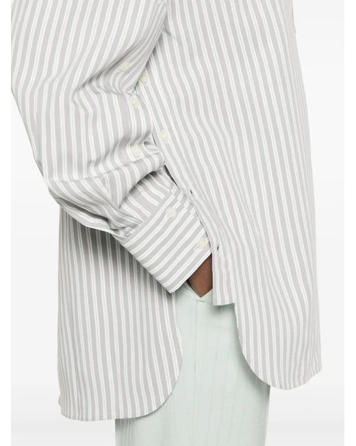 Camicia A Righe di Manuel Ritz in White