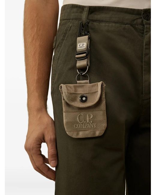 C P Company Sleutelhanger Met Geborduurd Logo in het Metallic voor heren