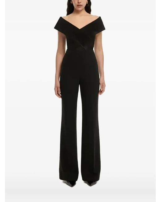 Top Corto Con Spalle Scoperte di Roland Mouret in Black