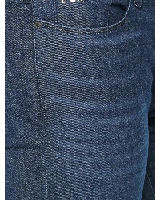 Emporio Armani Blue J06 Slim-Fit Jeans for men