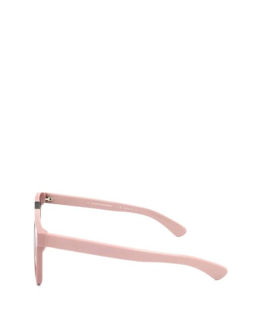 Calvin Klein Pink Lunettes De Soleil À Effet Écailles De Tortue