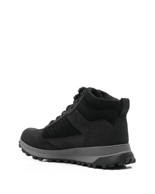 Clarks Black Atl Trekhi Lace-Up Boots for men