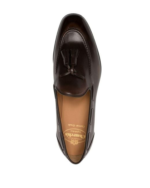 Church's Brown Tassel-detailed Leather Loafers for men