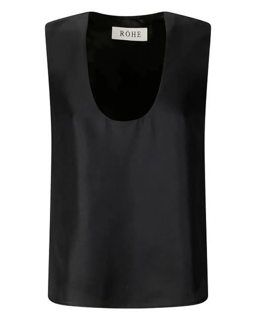 Rohe ノースリーブ トップ Black