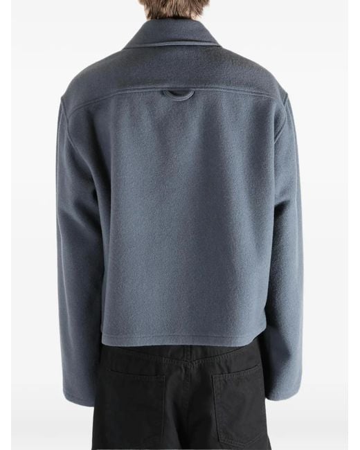 Rier Blue Long-Sleeve Polo Shirt