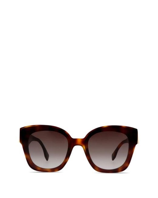 Occhiali Da Sole Cat-Eye di Fendi in Brown
