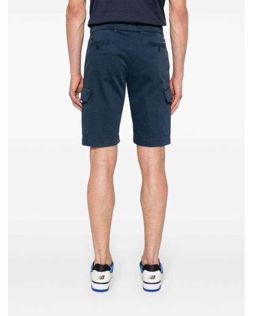 Corneliani Blue Knee-length Cargo Shorts for men