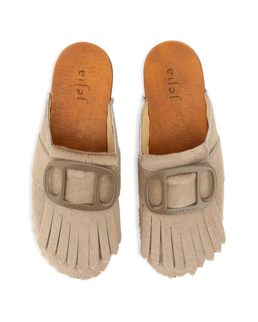 Jejia Brown Sandalen mit Schnallendetail