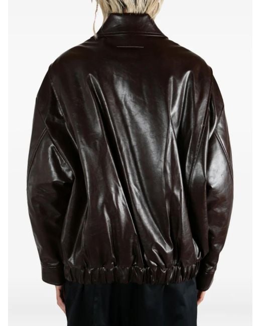 MM6 by Maison Martin Margiela Black Flap-Pockets Jacket