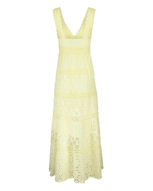 Temptation Positano Yellow Paglia Dress