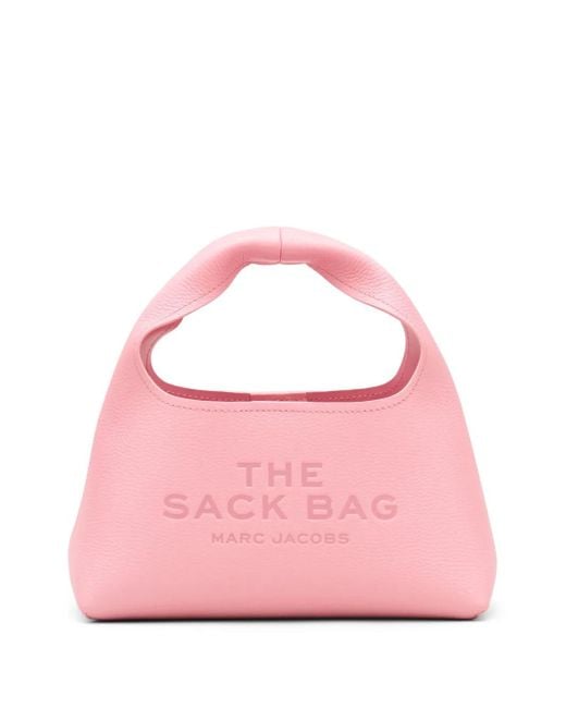 Marc Jacobs Pink The Mini Sack Leather Tote Bag