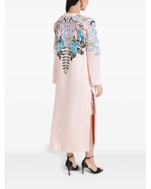 Temperley London Pink Gracia Coat
