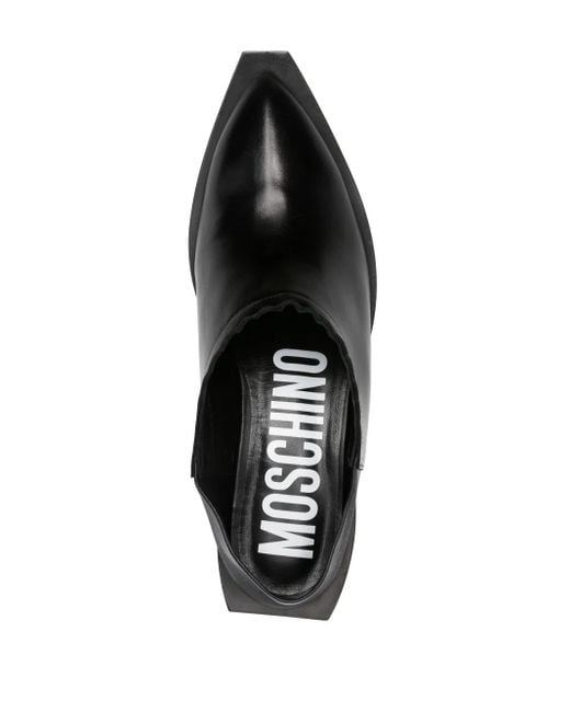 Moschino Black 'shootie' Loafers