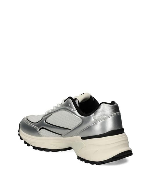 Calvin Klein White Logo-Detail Sneakers