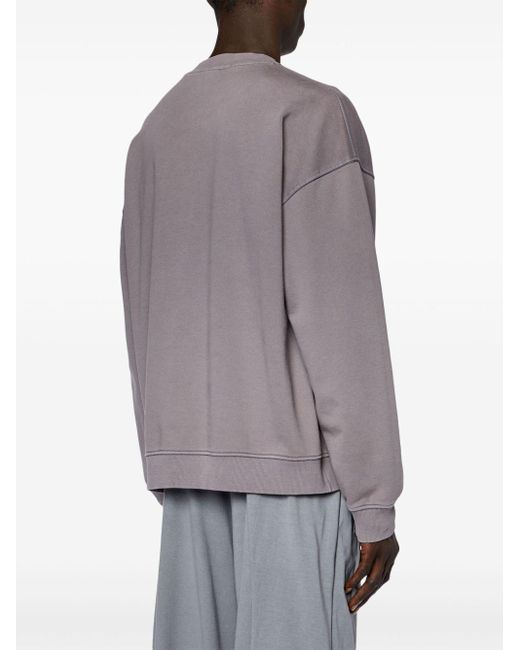DIESEL Gray S-boxt-n5 Cotton Sweatshirt for men