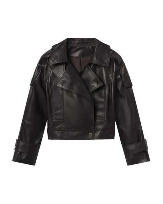 A.L.C. Black Miles Leather Jacket