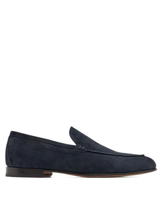 Forsa Blue Suede Loafers for men