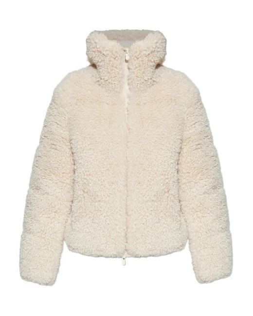 Save The Duck Natural Kennie High-Neck Jacket