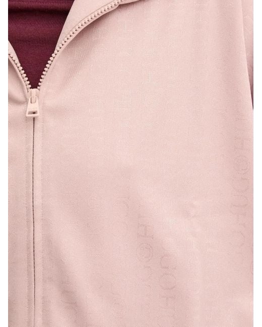 HUGO Blue Logo-Jacquard Sweatshirt
