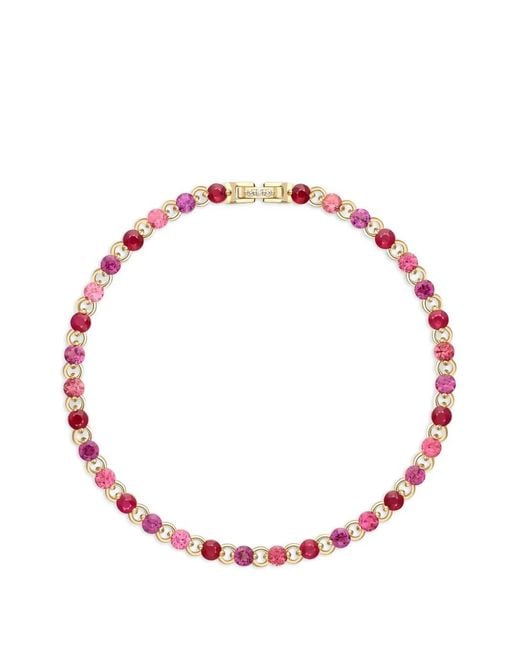 Dinny Hall Pink Shuga Tennis Multi-Stone Bracelet