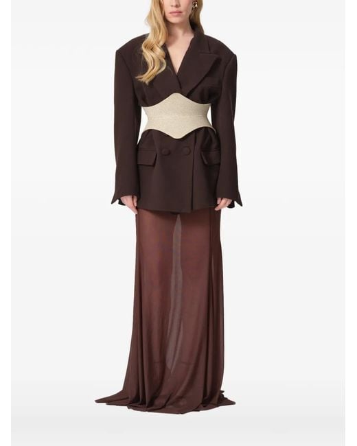 Concepto Brown Corset Belt