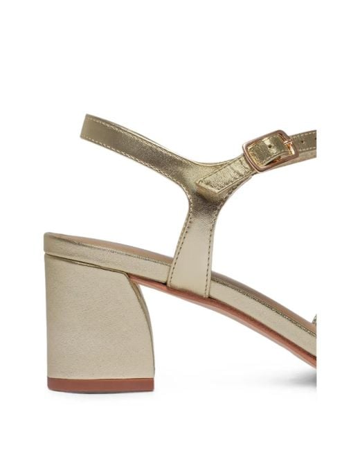 Bernardo Metallic Ginni Crossover Sandals