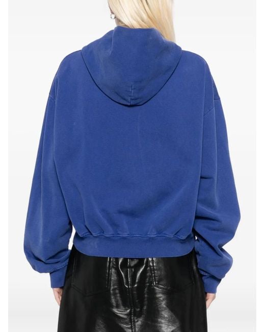 Sudadera Bubble con capucha Alexander Wang de color Blue