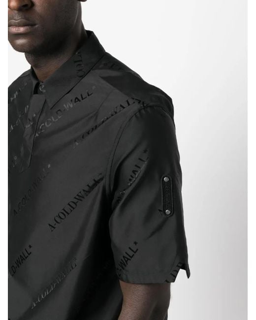 Camisa Con Logo Estampado A_COLD_WALL* de hombre de color Black